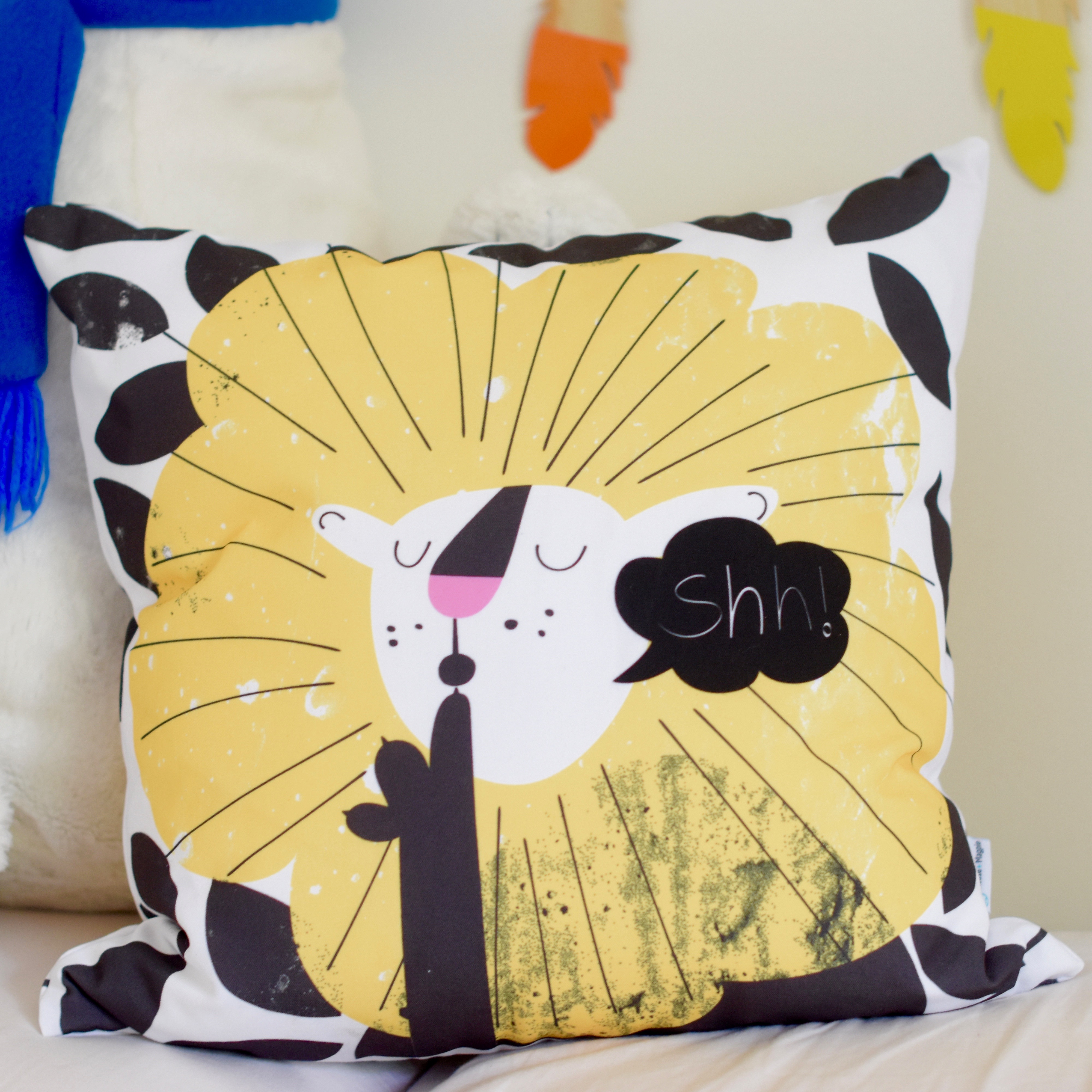 Lion cushion licensed product
